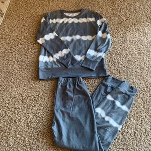 Women’s Stylish Tie Dye Gradient two piece outfit